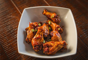 Bourbon BBQ chicken Wings